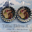 Absinthe Green Fairy Earrings