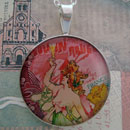 Absinthe Moulin Blanqui Sterling Pendant