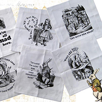 Alice in Wonderland Cocktail Napkins
