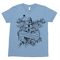 Alice Flamingo Birds of a Feather Wonderland Tee Shirt Size 2-12 Alice Flamingo Birds of a Feather Wonderland Tee Shirt Size 2-12