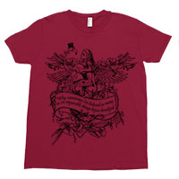 Alice Flamingo Birds of a Feather Wonderland Tee Shirt Size 2-12 Alice Flamingo Birds of a Feather Wonderland Tee Shirt Size 2-12