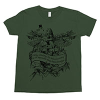 Alice Flamingo Birds of a Feather Wonderland Tee Shirt Size 2-12 Alice Flamingo Birds of a Feather Wonderland Tee Shirt Size 2-12