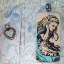 Alice covering her ears Domino Pendant  - TIMT