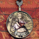 Alice Holding The White Rabbit