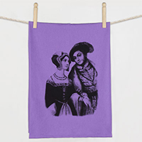 Anne Boleyn & Henry VIII Flour Sack Towel Anne Boleyn & Henry VIII Flour Sack Towel