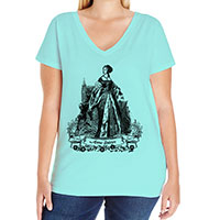 Anne Boleyn Curvy Fit Plus Size Tee V-neck Scoop and Tank Style Anne Boleyn Curvy Fit Plus Size Tee V-neck Scoop and Tank Style