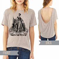 Anne Boleyn Alternative pony open back t-shirt Anne Boleyn Alternative pony open back t-shirt