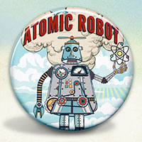 Atomic Robot Man Retro Style Atomic Robot Man Retro Style