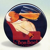 Le Bon Bock Beer Illustration Poster Le Bon Bock Beer Illustration Poster