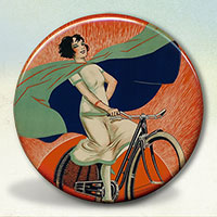 Cycles Onyx French Art Deco Bicycle Lady Cycles Onyx French Art Deco Bicycle Lady