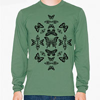 Butterfly Effect Men's or Unisex Organic Long Sleeve T-shirt Butterfly Effect Men's or Unisex Organic Long Sleeve T-shirt