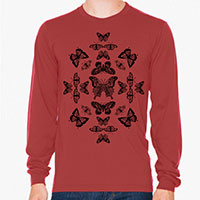 Butterfly Effect Men's or Unisex Organic Long Sleeve T-shirt Butterfly Effect Men's or Unisex Organic Long Sleeve T-shirt