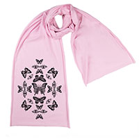 Butterfly Effect Screen printed Cotton Scarf Butterfly Effect Screen printed Cotton Scarf