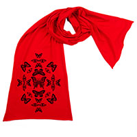 Butterfly Effect Screen printed Cotton Scarf Butterfly Effect Screen printed Cotton Scarf