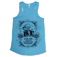 Calavera's Toasting Eco Jersey Racerback Tank Calavera's Toasting Eco Jersey Racerback Tank