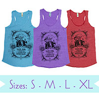 Calavera's Toasting Eco Jersey Racerback Tank Calavera's Toasting Eco Jersey Racerback Tank