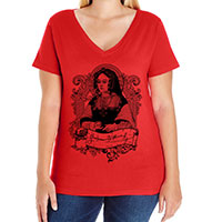 Catherine of Aragon Curvy Fit Plus Size Tee V-neck Scoop and Tank Style Catherine of Aragon Curvy Fit Plus Size Tee V-neck Scoop and Tank Style