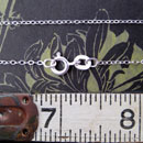 {No. 1} Sterling chain 1.4mm flat oval