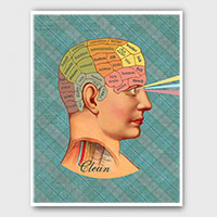 Clean Mind Phrenology Style Clean Mind Phrenology Style
