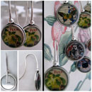 A Custom Pair of Sterling Silver Round Earrings