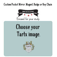 A Custom Key Chain, Mirror, Magnet or Badge From Tartx Images A Custom Key Chain, Mirror, Magnet or Badge From Tartx Images