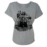 Edgar Allan Poe Tri-Blend Dolman T-Shirt Edgar Allan Poe Tri-Blend Dolman T-Shirt