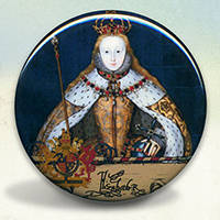 Queen Elizabeth in Coronation Robes Queen Elizabeth in Coronation Robes
