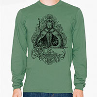 Queen Elizabeth I Men's or Unisex Organic Long Sleeve T-shirt Queen Elizabeth I Men's or Unisex Organic Long Sleeve T-shirt
