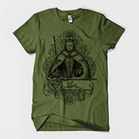 Queen Elizabeth I in Coronation Robes Men's Unisex T-shirt 50/50 and 100% Cotton Queen Elizabeth I in Coronation Robes Men's Unisex T-shirt 50/50 and 100% Cotton