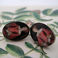 The Princess Elizabeth Tudor I Sterling Lever Back Earrings