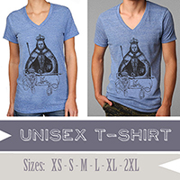 Queen Elizabeth I in Coronation Robes Unisex Boss V-Neck T-Shirt Queen Elizabeth I in Coronation Robes Unisex Boss V-Neck T-Shirt