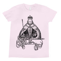 Queen Elizabeth l Kids Tee Shirt Size 8-12 -TIMT Queen Elizabeth l Kids Tee Shirt Size 8-12 -TIMT