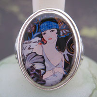 Flapper Deco Girl