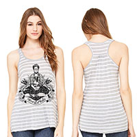 Frida Viva La Vida Lightweight Flowy Racerback Tank Frida Viva La Vida Lightweight Flowy Racerback Tank