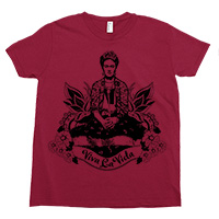 Frida Viva La Vida Kids Tee Shirt Size 2-12 Frida Viva La Vida Kids Tee Shirt Size 2-12