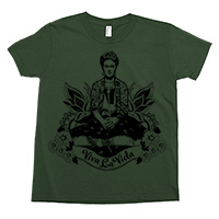 Frida Viva La Vida Kids Tee Shirt Size 2-12 Frida Viva La Vida Kids Tee Shirt Size 2-12