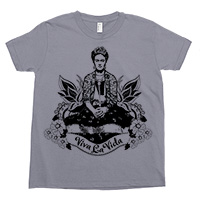 Frida Viva La Vida Kids Tee Shirt Size 2-12 Frida Viva La Vida Kids Tee Shirt Size 2-12