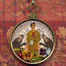 Frida Kahlo with The Two Monkeys