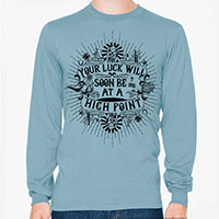 Good Fortune and Luck Men's or Unisex Organic Long Sleeve T-shirt Good Fortune and Luck Men's or Unisex Organic Long Sleeve T-shirt