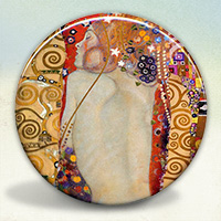 Klimt Water Serpents II Klimt Water Serpents II