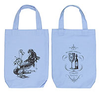 Mermaid La Luxure Organic Cotton Liquor and Wine Bottle Tote Bag Mermaid La Luxure Organic Cotton Liquor and Wine Bottle Tote Bag
