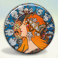 Alphonse Mucha Zodiac le Plume Alphonse Mucha Zodiac le Plume