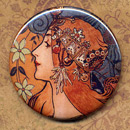 Alphonse Mucha Zodiac le Plume