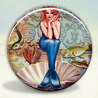Mermaid Pin Up Mermaid Pin Up