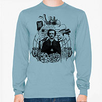 Edgar Allan Poe Men's or Unisex Organic Long Sleeve T-shirt Edgar Allan Poe Men's or Unisex Organic Long Sleeve T-shirt