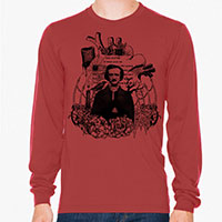 Edgar Allan Poe Men's or Unisex Organic Long Sleeve T-shirt Edgar Allan Poe Men's or Unisex Organic Long Sleeve T-shirt