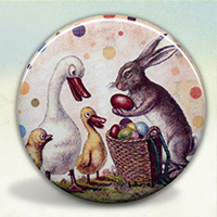 Easter Rabbit and Ducks Easter Rabbit and Ducks