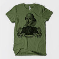 William Shakespeare Men's or Unisex T-shirt tartx William Shakespeare Men's or Unisex T-shirt tartx