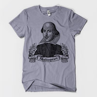 William Shakespeare Men's or Unisex T-shirt tartx William Shakespeare Men's or Unisex T-shirt tartx