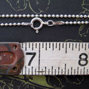 {No. 4} Sterling Silver 1.5mm Ball Chain